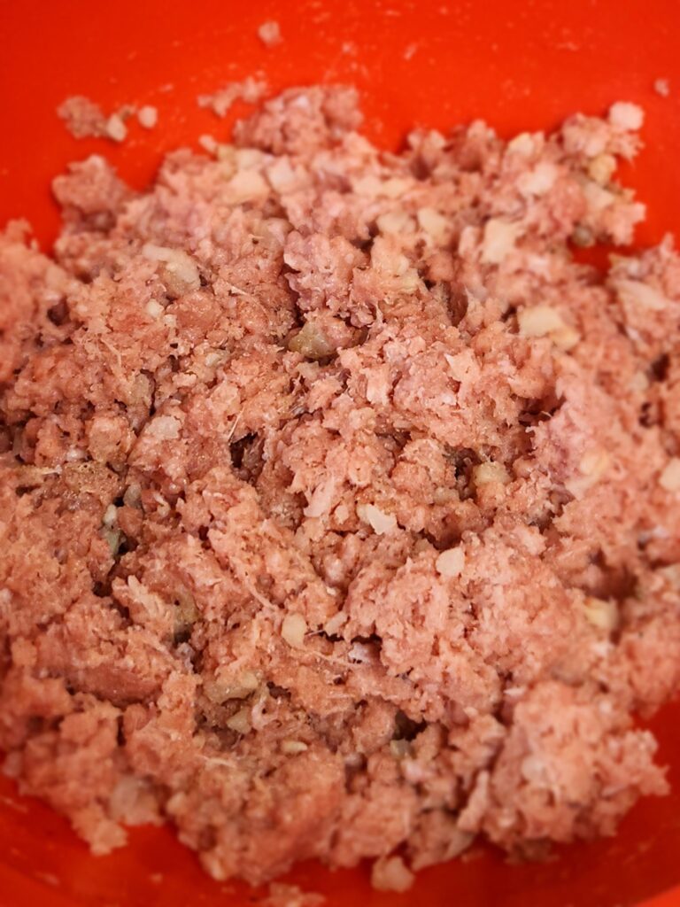 Cauliflower turkey mixture