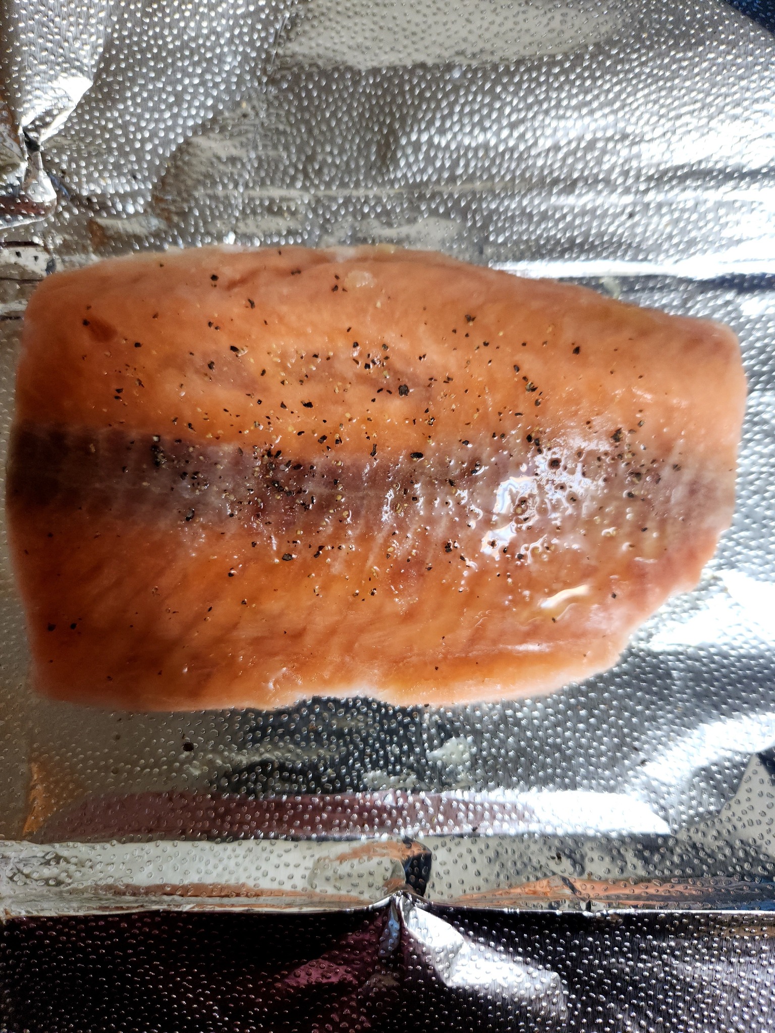 salmon with ingredients
